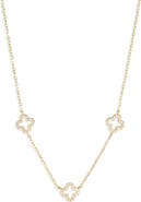ARGENTO VIVO Cutout Clover Necklace