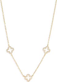 ARGENTO VIVO Cutout Clover Necklace