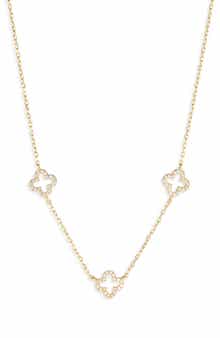 Cutout Clover Necklace