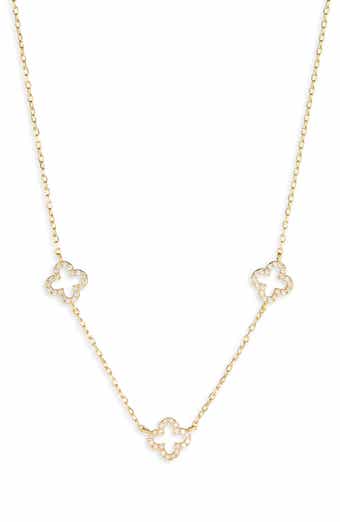 Cutout Clover Necklace