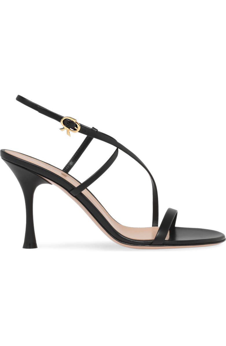 Gianvito Rossi Ascent Sandal, Main, color, Black Calf