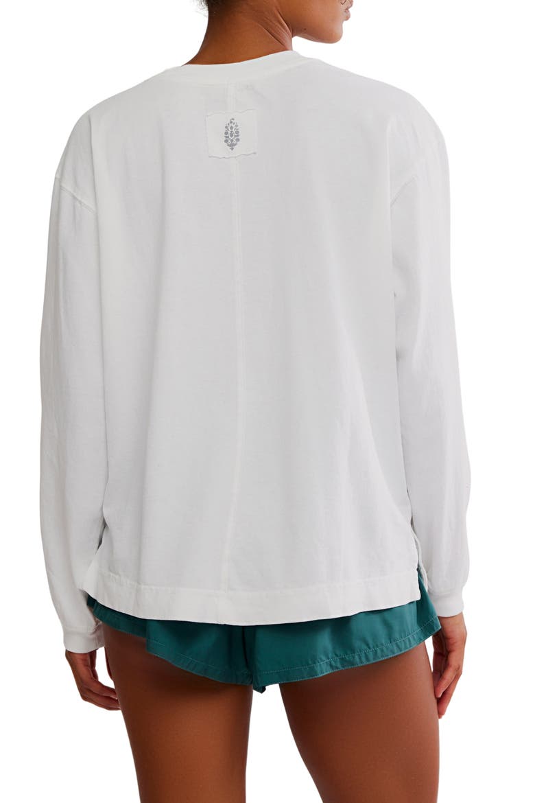 FP Movement Hustle Layer Knit Top, Alternate, color, WHITE