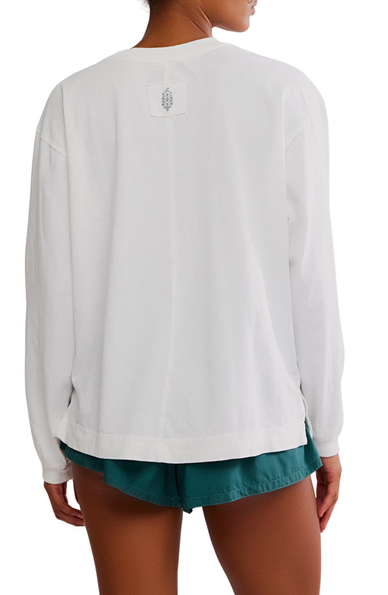 Free People Hustle Layer Knit Top, Alternate, color, White