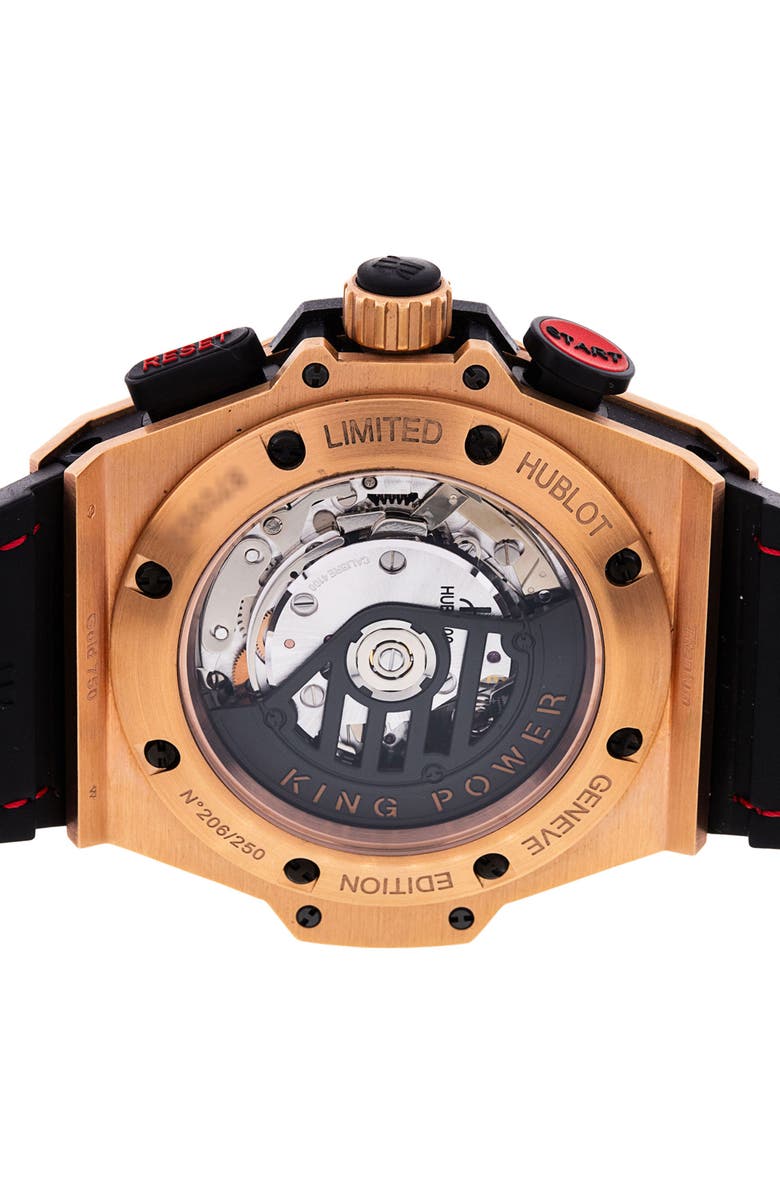 Watchfinder & Co. Hublot Preowned 2011 Big Bang King Power Chronograph Fabric & Rubber Strap Watch, 48mm, Alternate, color, 