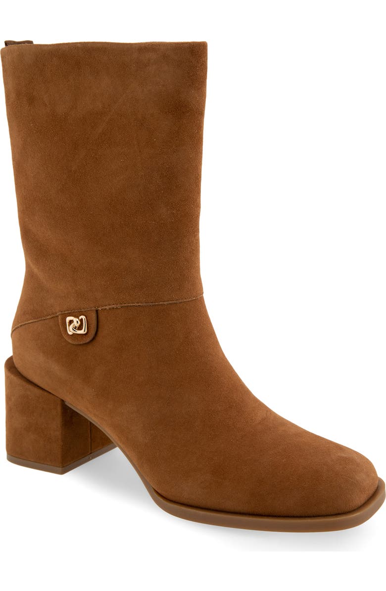 Aerosoles Oro Bootie, Main, color, Tobacco Suede