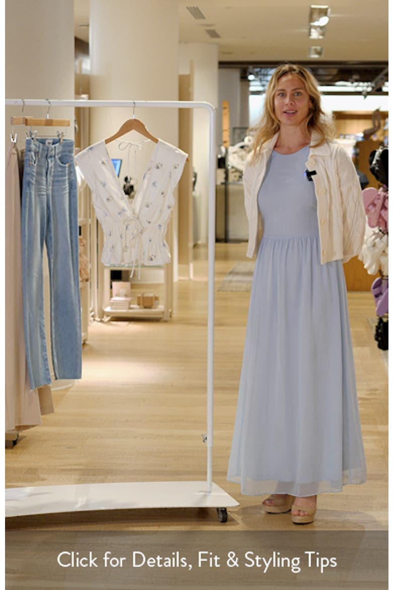 Clara Tie Front Linen Blend Top video