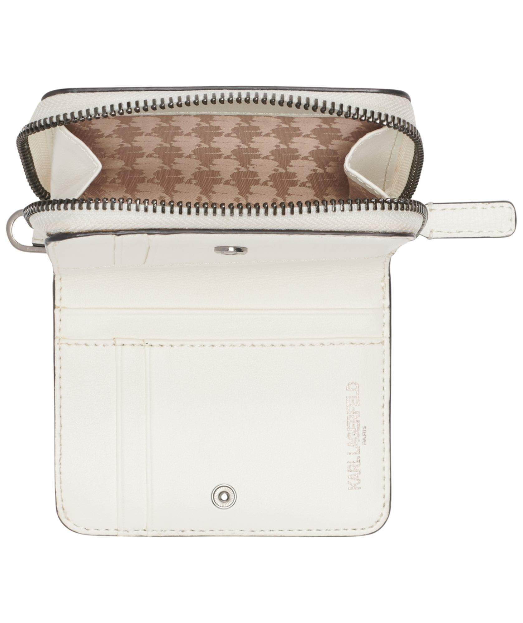 Jaqueline Small Wallet with Cate Pins, Alternate, color, Winter White
