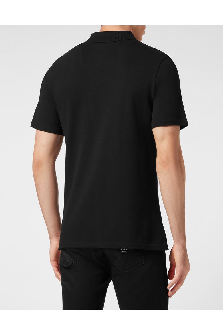 Polo Shirt Skull Men, Alternate, color, black