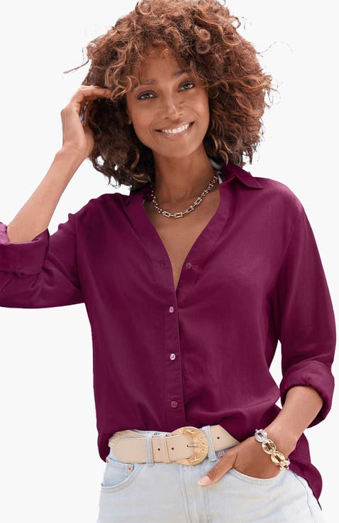 Women's Button Down Blouse