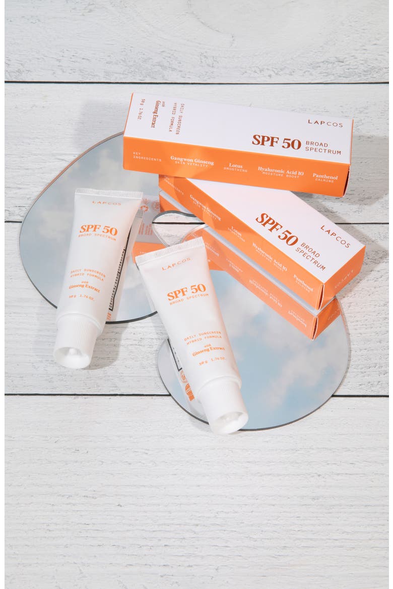 Daily Sunscreen SPF 50 Hybrid Formula, Alternate, color, WHITE