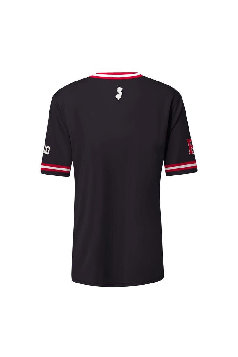 Men's adidas Black Rutgers Scarlet Knights Replica Baseball Jersey, Alternate, color, Black