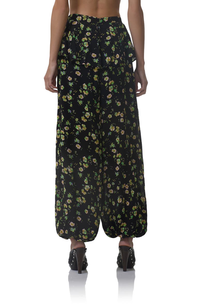 Graciela Floral Ankle Wide Leg Pants, Alternate, color, CITRUS DAISY