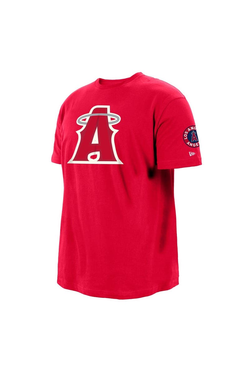 New Era Men's New Era Red Los Angeles Angels City Connect Big & Tall T-Shirt, Alternate, color,