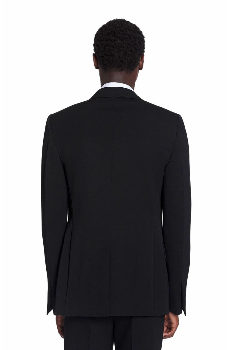 SATIN COLLAR TUXEDO JACKET, Alternate, color, BLACK