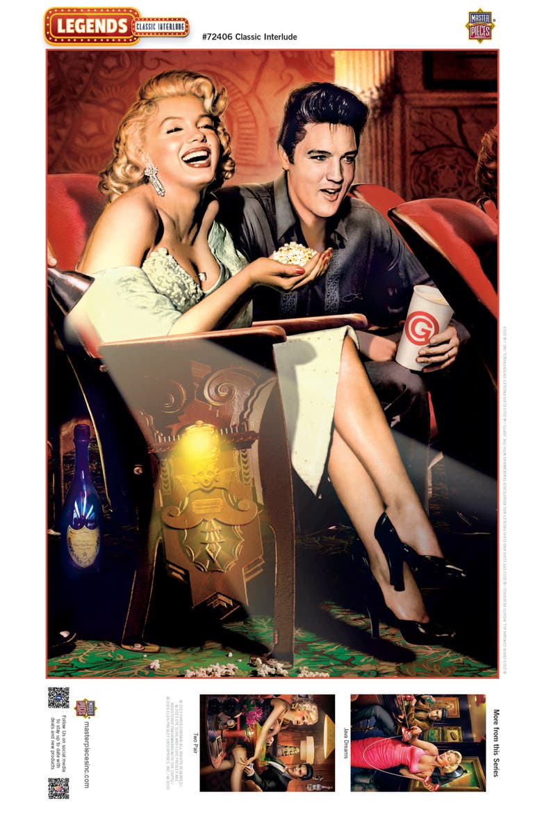 Classic Interlude 1000pc Jigsaw Puzzle, Alternate, color, Multicolor