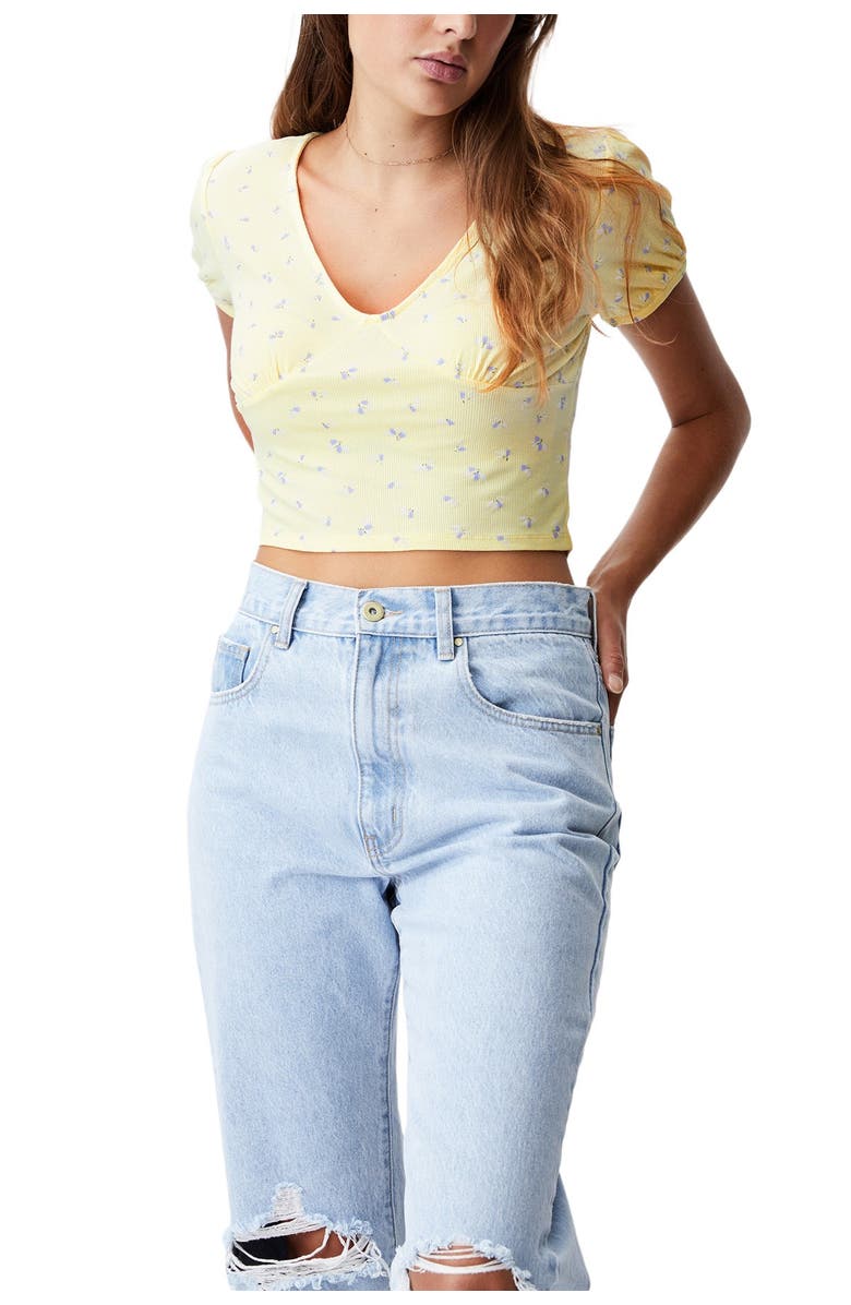 Cotton On Annabelle Short Sleeve Top, Main, color, 