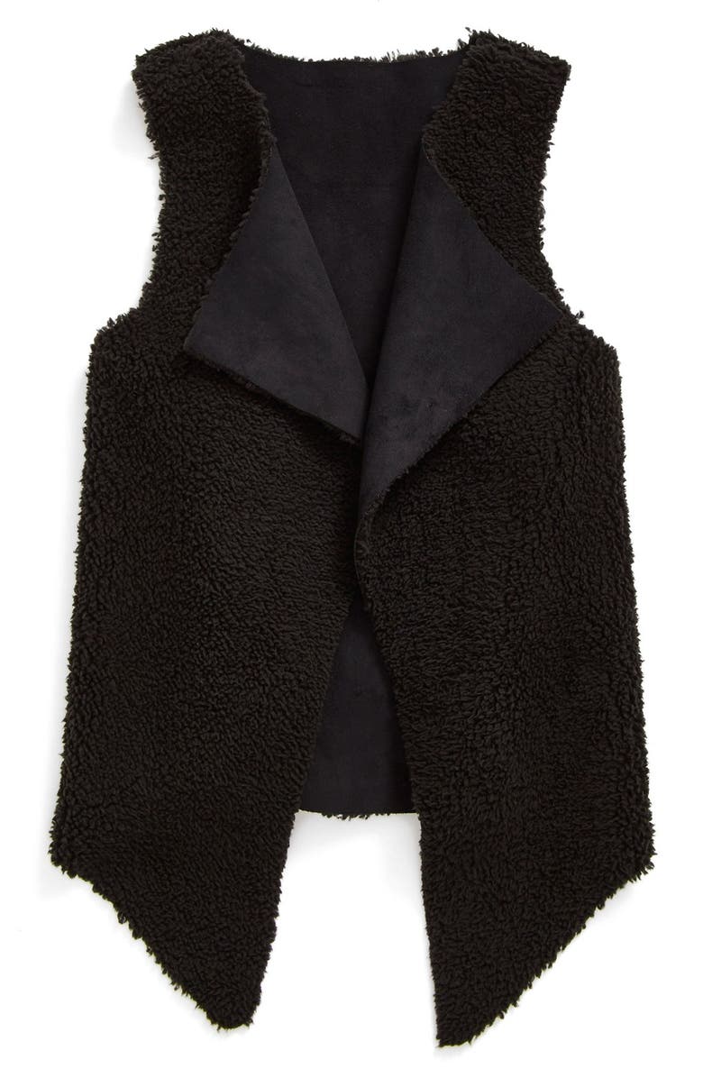 Tucker + Tate Reversible Faux Shearling Vest, Alternate, color,
