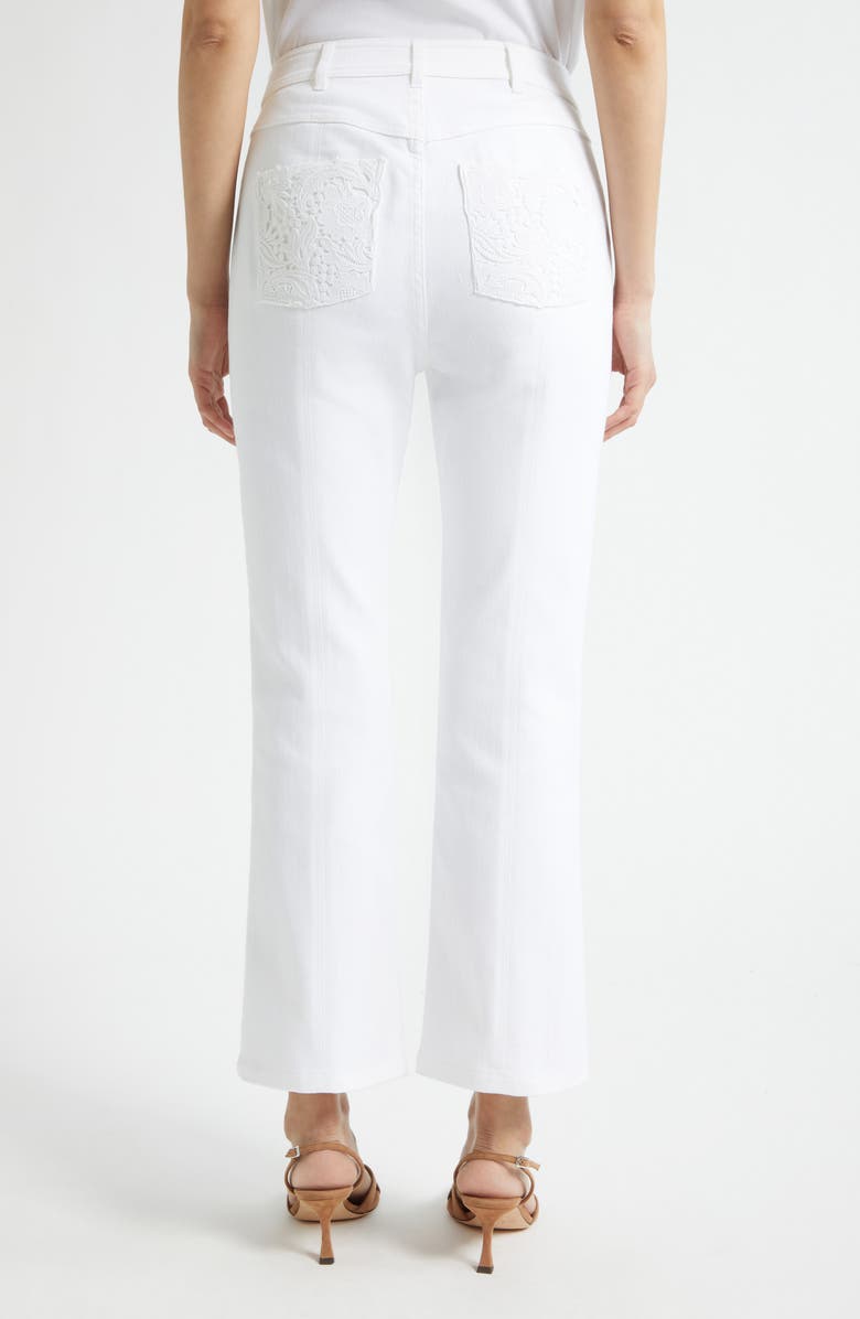 Cinq à Sept Stevie Crop Jeans, Alternate, color, White