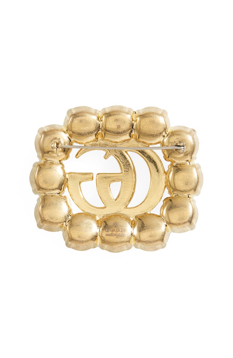 Gucci GG Imitation Pearl Brooch, Alternate, color, 