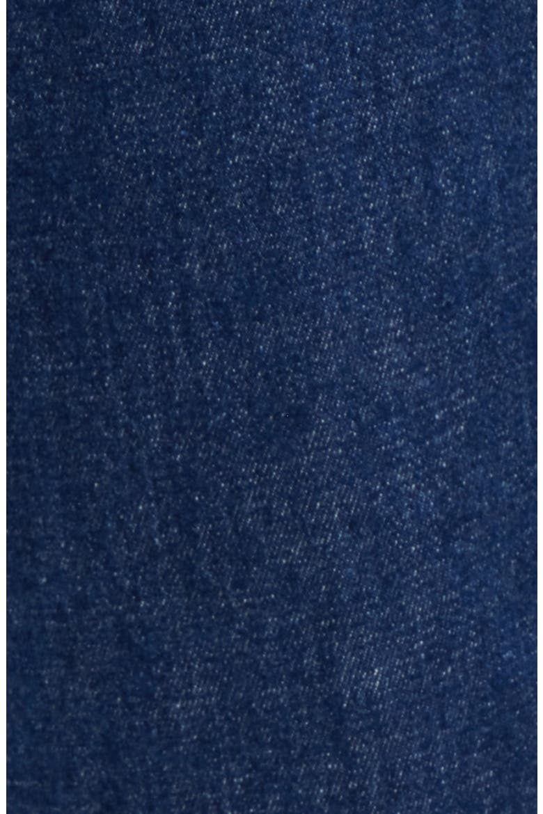 Cuffed Skimmer Jeans, Alternate, color, DARK RINSE WASH
