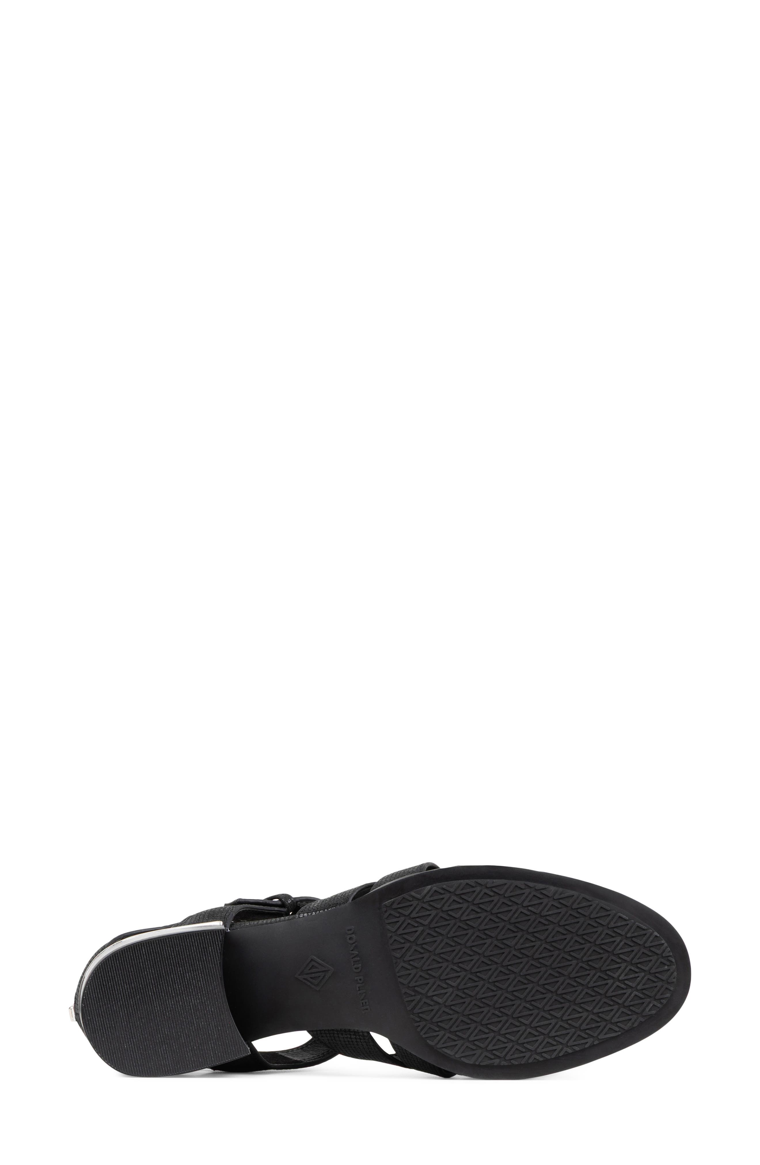Mariam Back Zip Fisherman Sandal, Alternate, color, BLACK