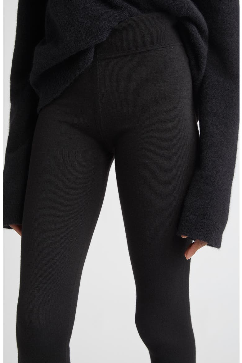 Wool Leggings, Alternate, color, BLACK