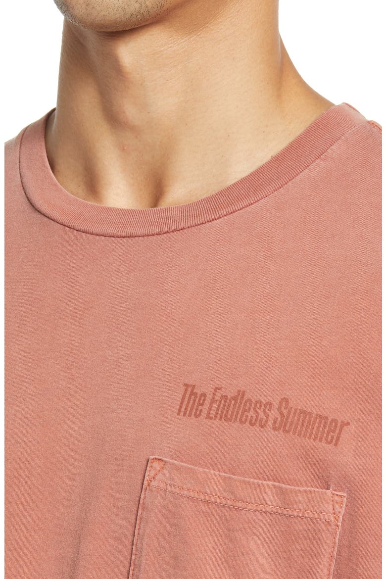 Men's The Endless Summer Graphic Pocket Tee, Alternate, color, TERRA COTTA