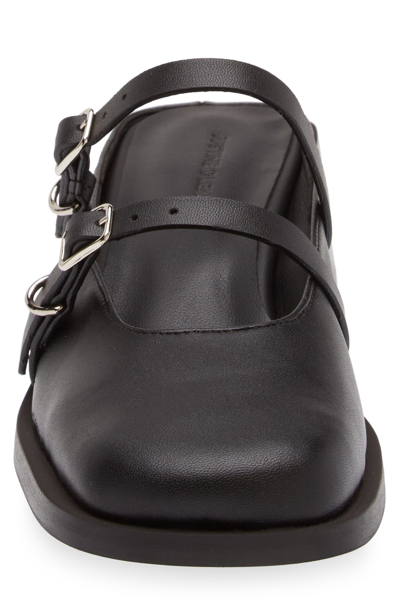 Justine Clenquet Andie Mary Jane Mule, Alternate, color, Black