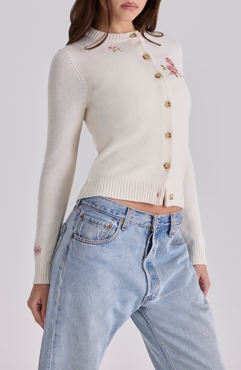 HOUSE OF CB Daisie Wool & Cashmere Cardigan, Alternate, color,