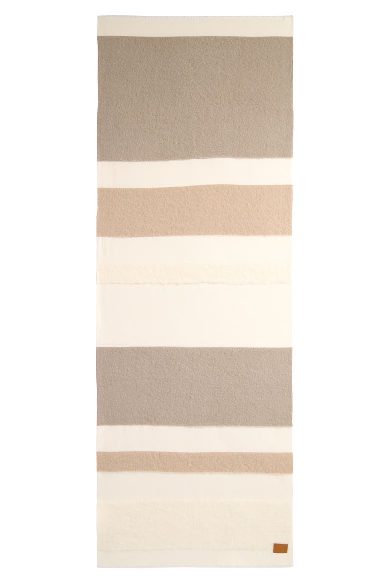 Stripe Scarf, Alternate, color, BEIGE