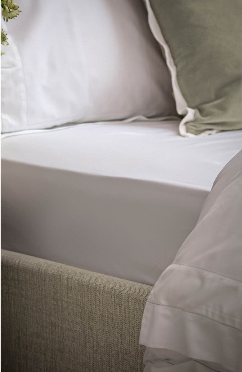 CHRISTY Balmoral Luxury Cotton Sateen Sheet Set Bundles, Alternate, color, White
