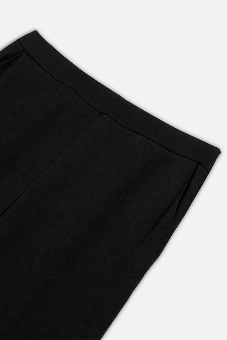 Fluid Wide Leg Trousers, Alternate, color, Black