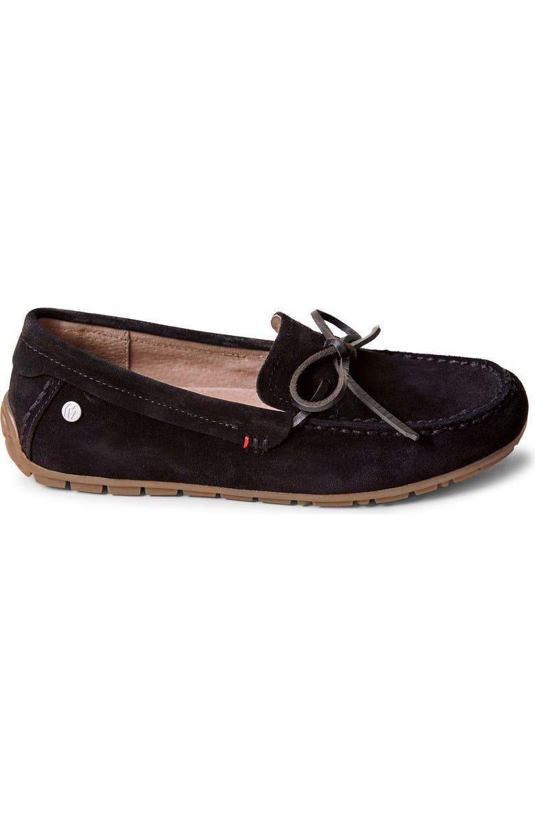 Minnetonka Moc Toe Driving Loafer, Alternate, color, Black