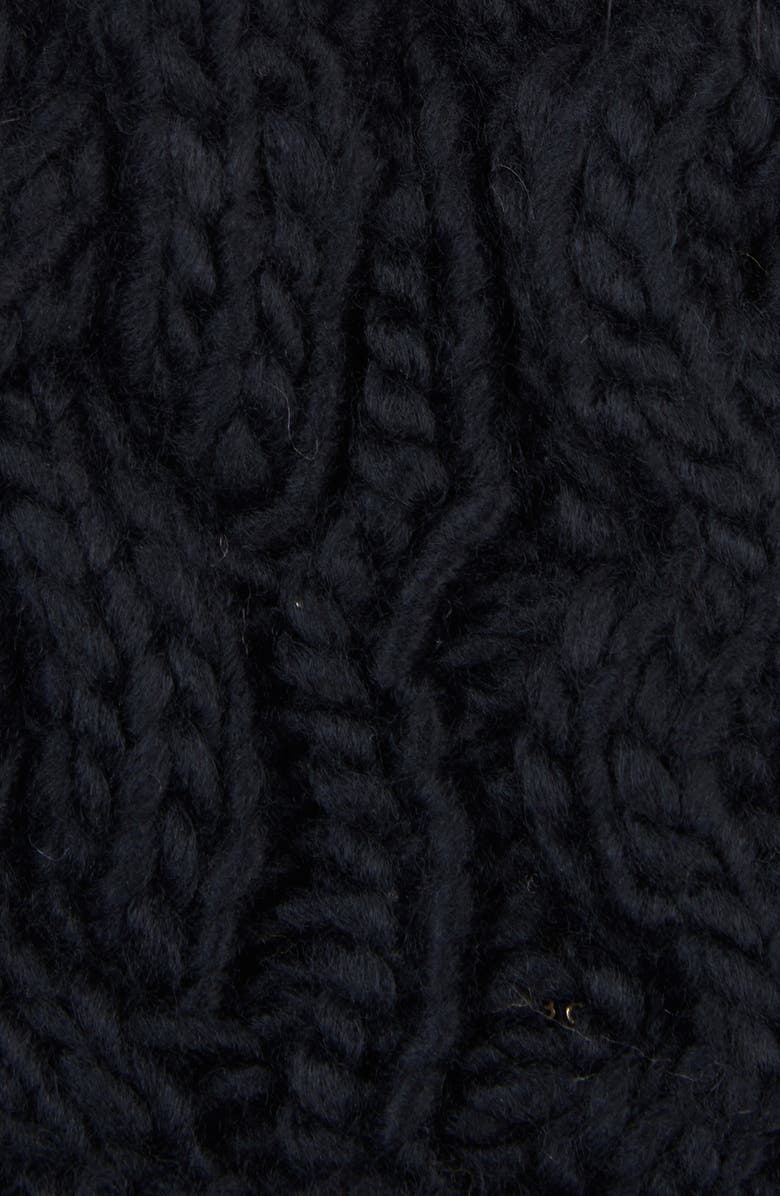 Barbour Penshaw Faux Fur Pompom Beanie, Alternate, color, 