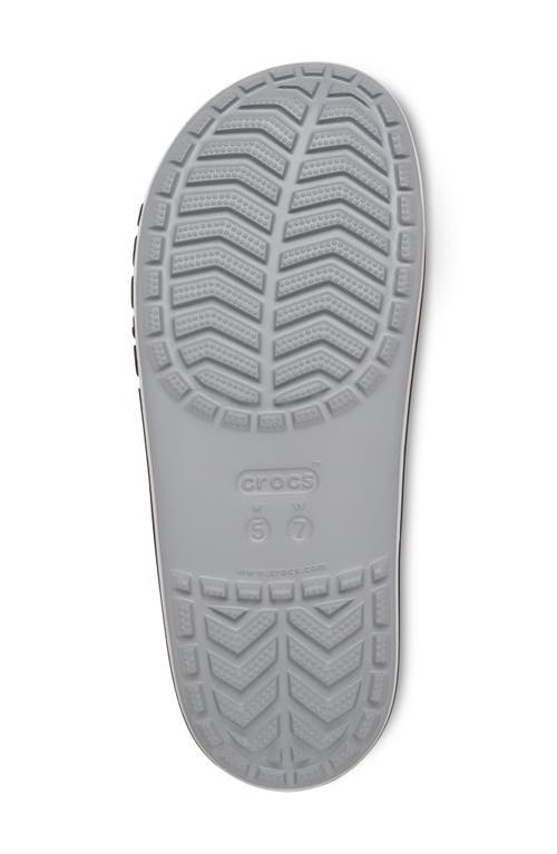 Crocs Bayaband Slide Sandal In Light Grey