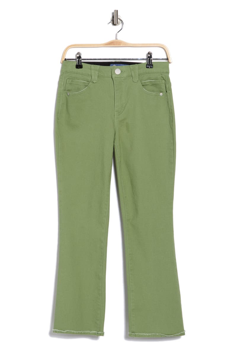High-Rise Crop Jeans, Alternate, color, WILLOW GREEN