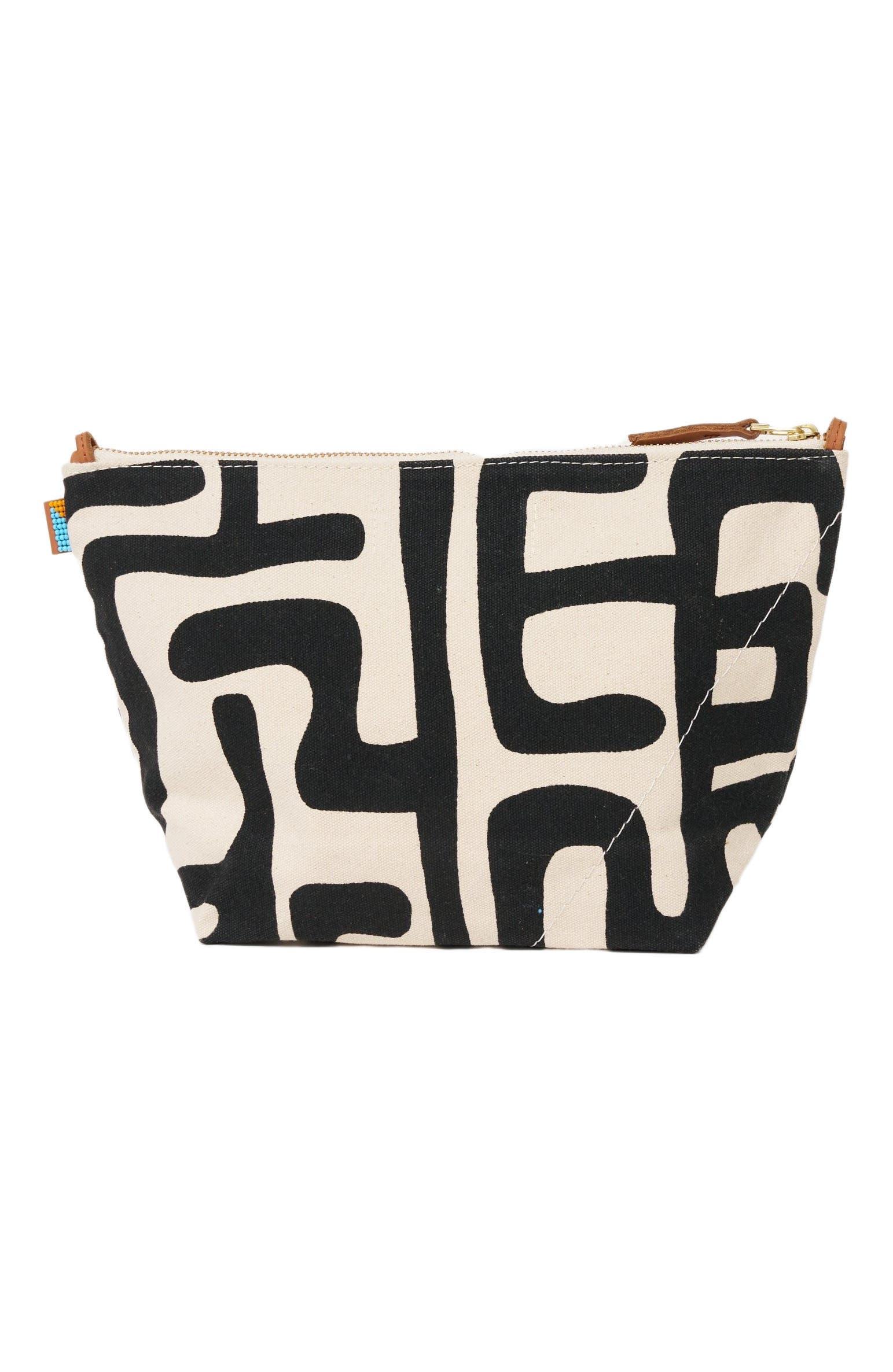 Ubuntu Life XLarge Convertible Pouch, Alternate, color, Black Kuba