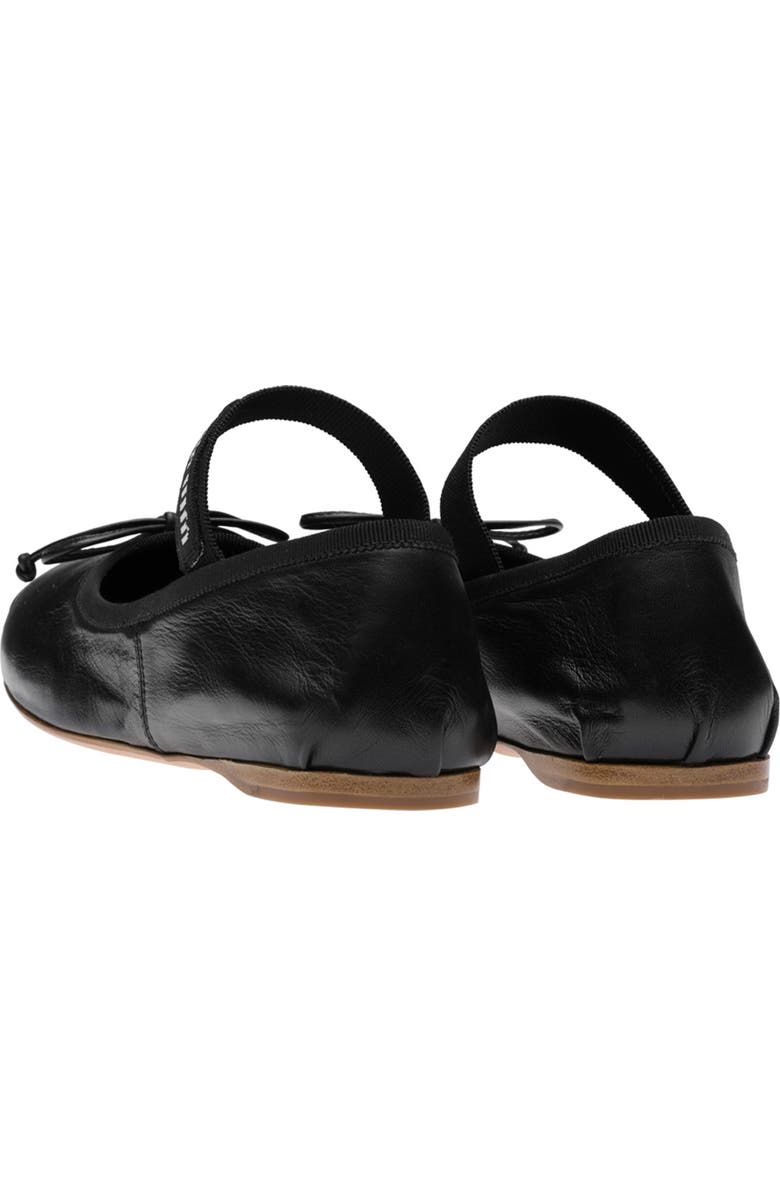 Miu Miu Logo Band Ballet Flat, Alternate, color,