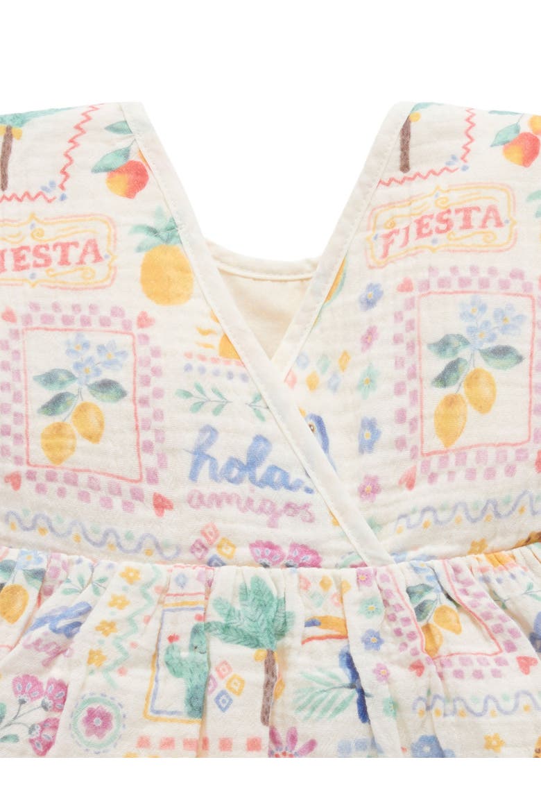 Postcard Print Dress, Alternate, color, Postcard Print
