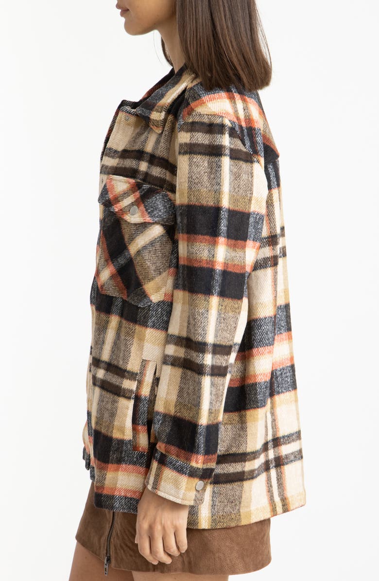 BLANKNYC Plaid Shirt Jacket, Alternate, color, 