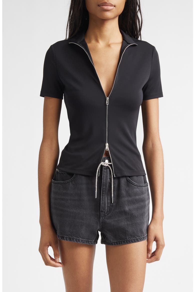 Short Sleeve Zip Rashguard Top (Women) | Nordstrom