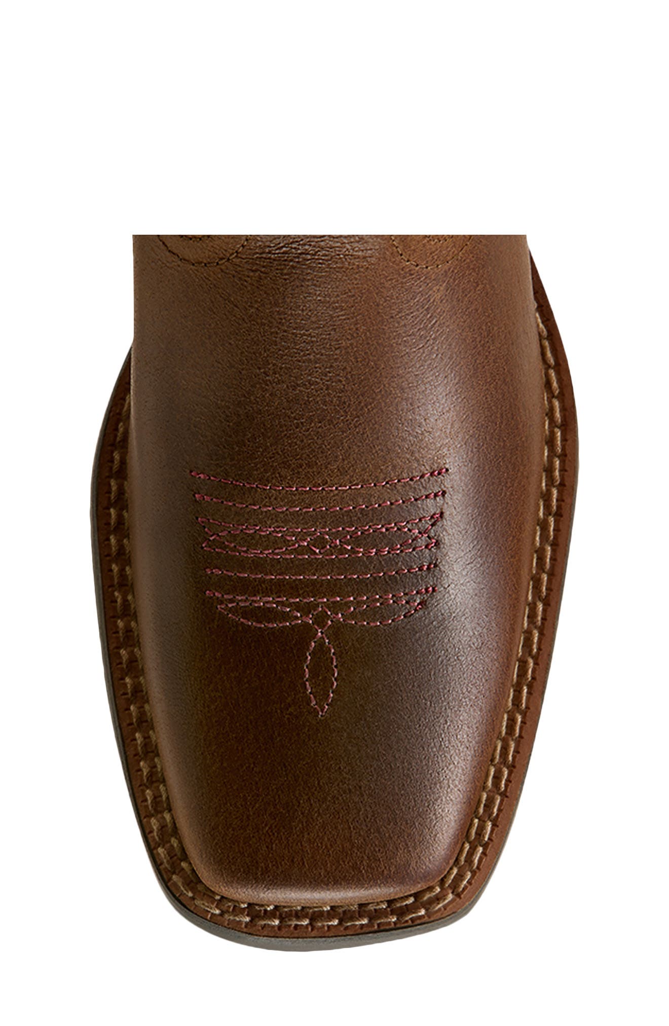 Kids' Sundown Leather Western Boot, Alternate, color, GEORGIA CLAY
