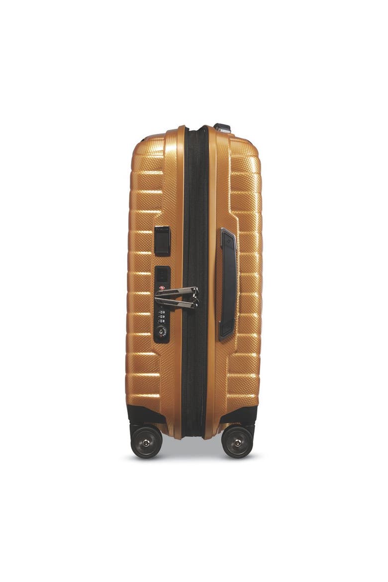 Proxis Global Hardside 22" Carry On Spinner Luggage, Alternate, color, Honey Gold