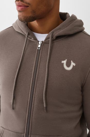 True Embroidered Zip Hoodie
