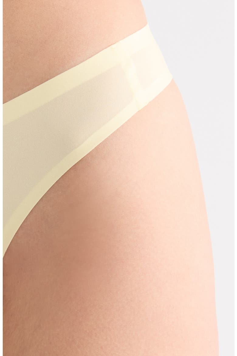 Soft Stretch Thong, Alternate, color, FRENCH VANILLA