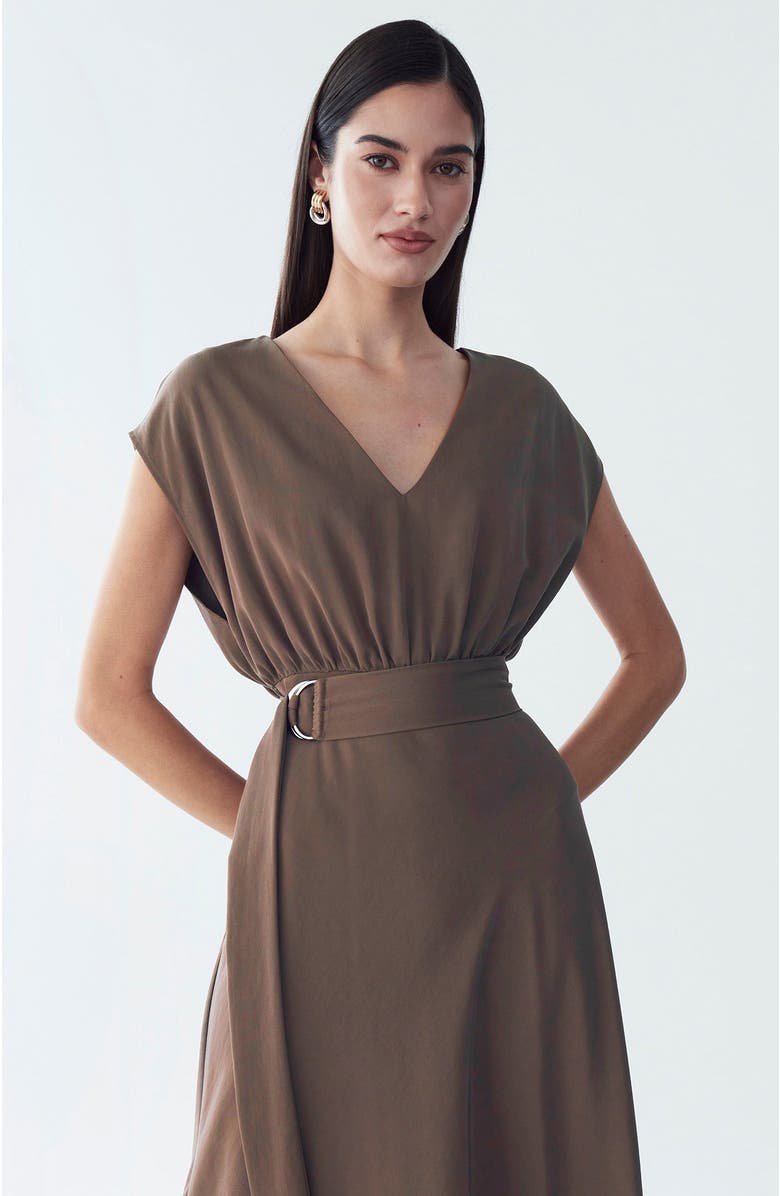 ST MRLO Enzy Dress, Alternate, color, Chocolate