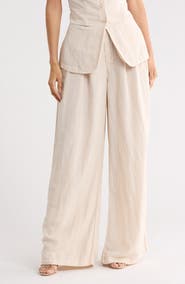 Young, Fabulous & Broke Hope Front Pleat Wide Leg Trouser