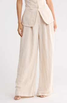 Young, Fabulous & Broke Hope Front Pleat Wide Leg Trouser