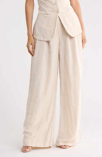 Young, Fabulous & Broke Hope Front Pleat Wide Leg Trouser