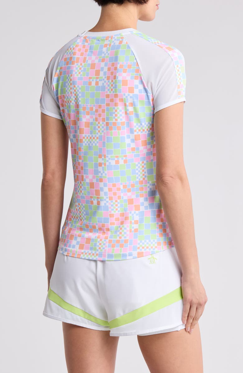 Original Penguin Checker Tennis T-Shirt, Alternate, color,